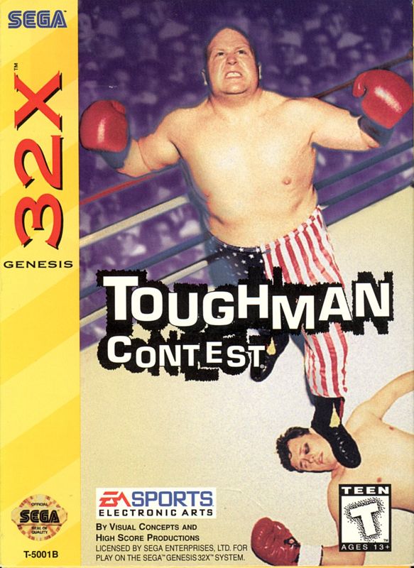 Toughman Contest box art for Mega Drive 32X